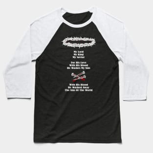 Crown and Nails of Christ WW/B Baseball T-Shirt